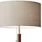 Homeroots Walnut Wood & Metal Table Lamp15 x 7 x 26.25 in. 372570 - alternate 6